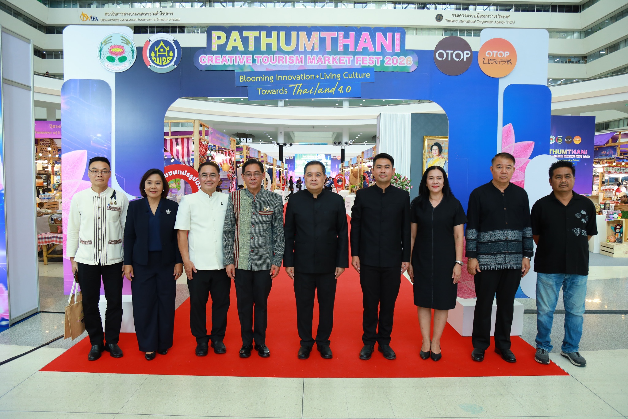 ปทุมธานีคึกคัก! เปิดงาน “PATHUMTHANI Creative Tourism Market Fest 2026” ขนของดีเมืองปทุมฯ กว่า 100 ร้านค้า บุกศูนย์ราชการฯ ชวนชิม ช้อป สัมผัสเสน่ห์ท่องเที่ยวเชิงสร้างสรรค์